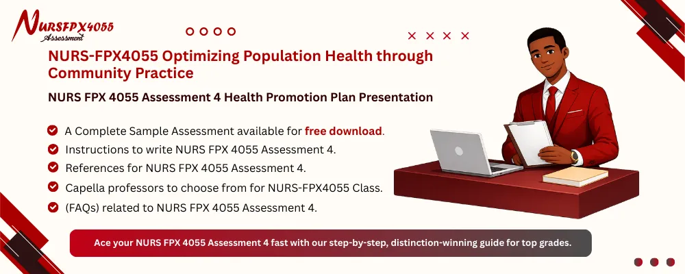 NURS FPX 4055 Assessment 4 Health Promotion Plan Presentation