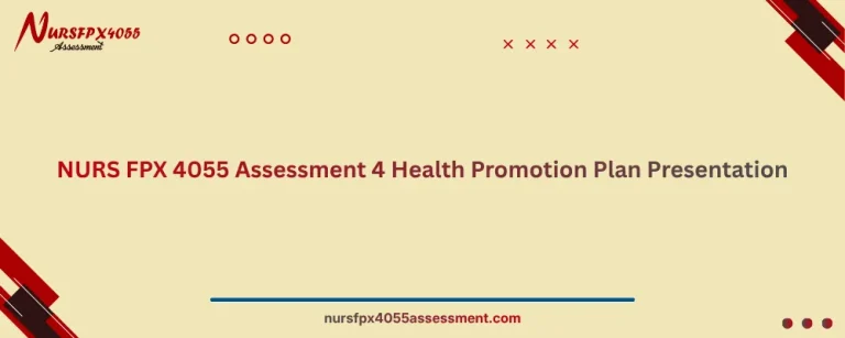 NURS FPX 4055 Assessment 4 Health Promotion Plan Presentation